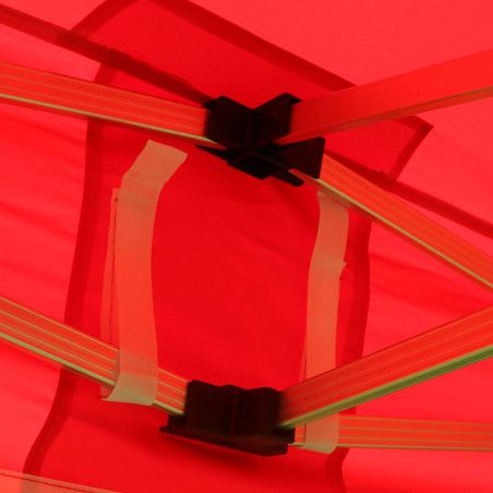 Tente pliante 3x3m 300g/m² 40MM Rouge
