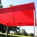 Tente pliante 3x3m 300g/m² 40MM Rouge
