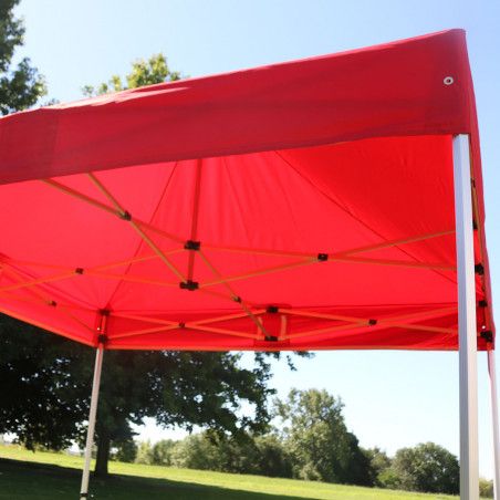Tente pliante 3x3m 300g/m² 40MM Rouge