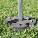 Tente pliante 3x3m grise et 4 poids de lestage 12Kg Tente pliante 3x3m grise et 4 poids de lestage 12Kg