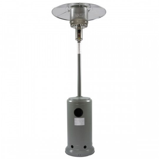 Parasol chauffant gaz Gris