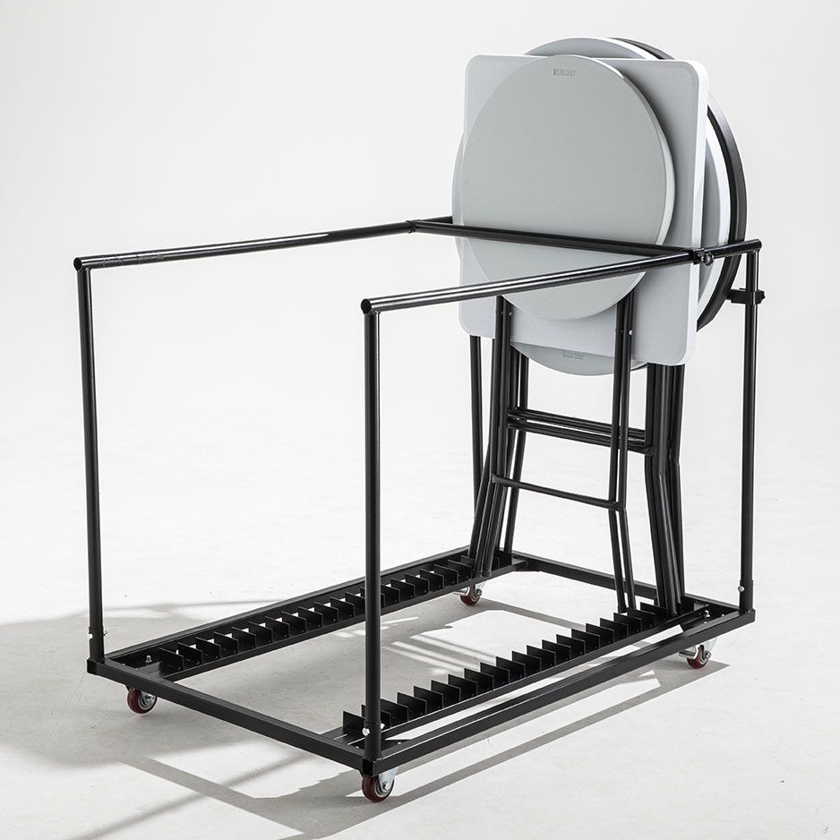 Chariot table pliante mange debout