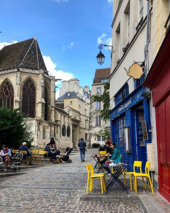 belle terrasse de café