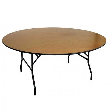 table pliante ronde en bois pas cher