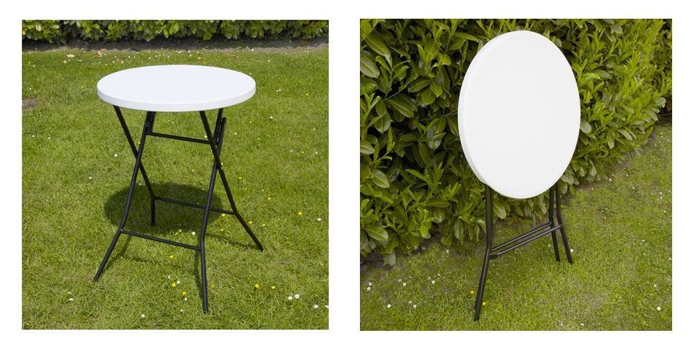 Mange debout pliant, table haute