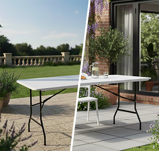 Table pliante REKKEM vs Table pliante KIOSK