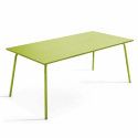 Table Terrasse vert Metal design PALAVAS