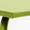 Zoom Table Terrasse verte Metal