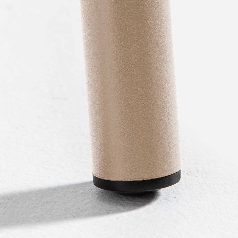 Table taupe en métal 8 places (4/7)