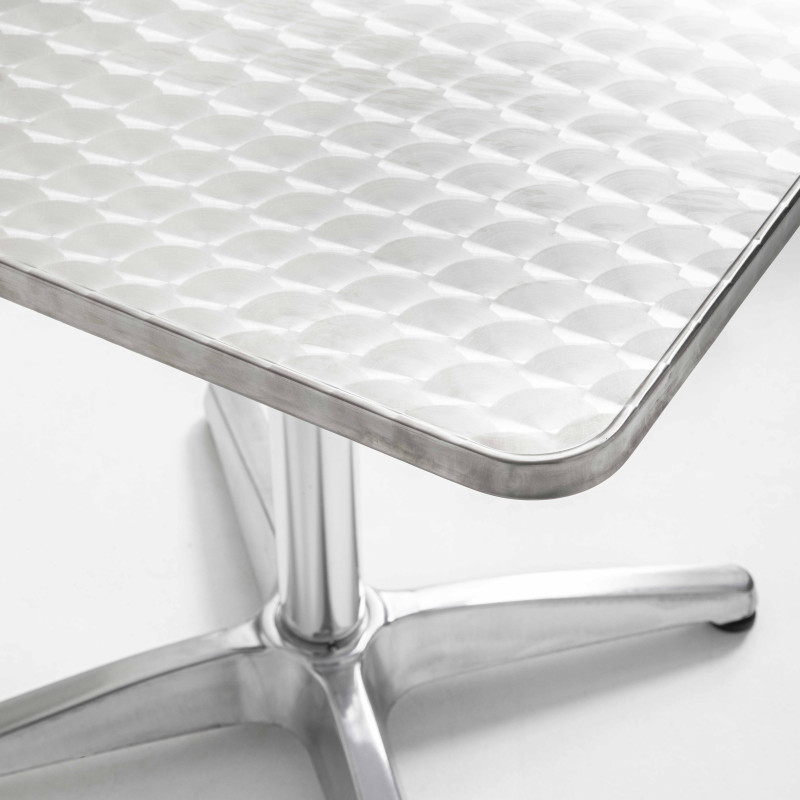 Focus table carrée en aluminium CHR (2/7)