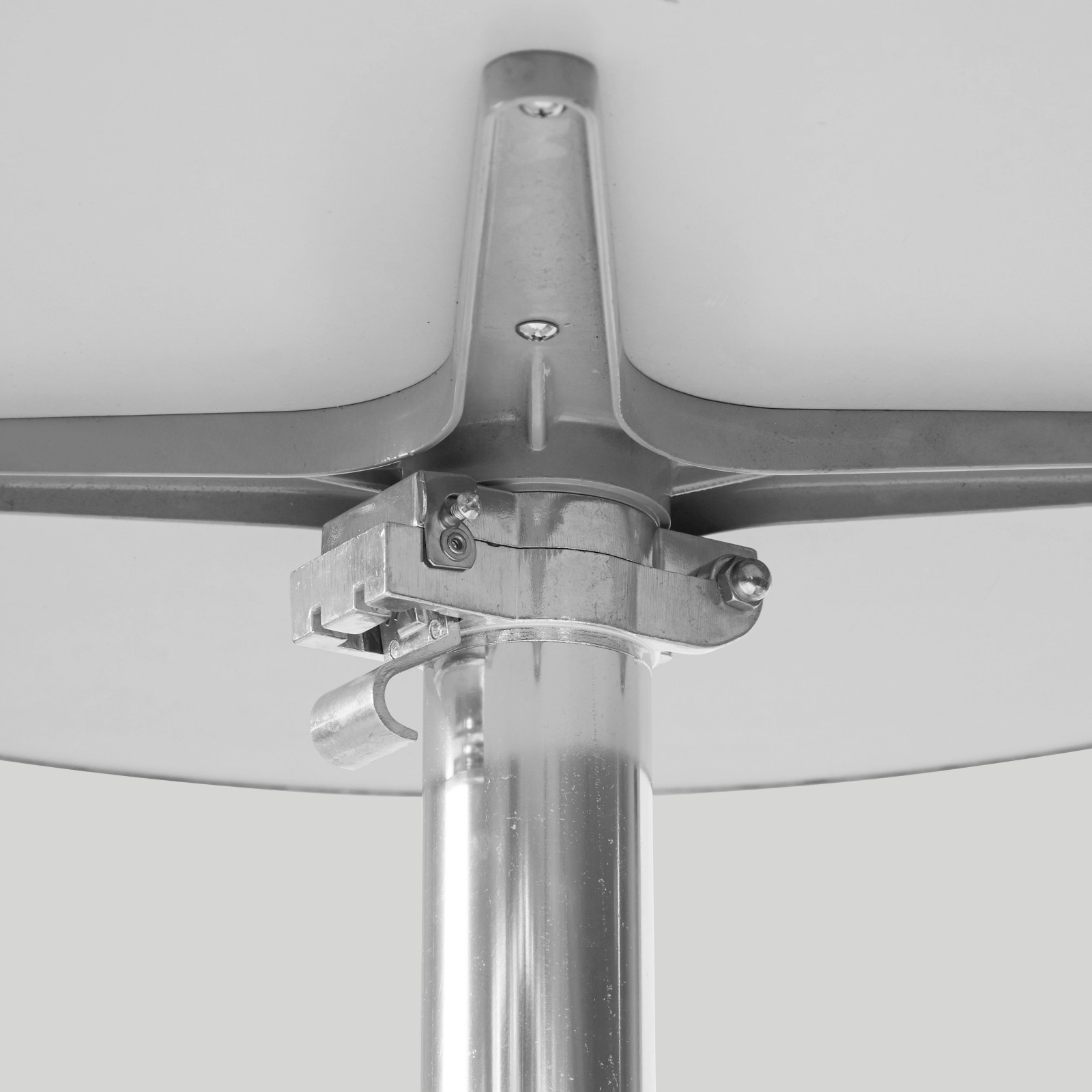 Pied de table rabattable en aluminium