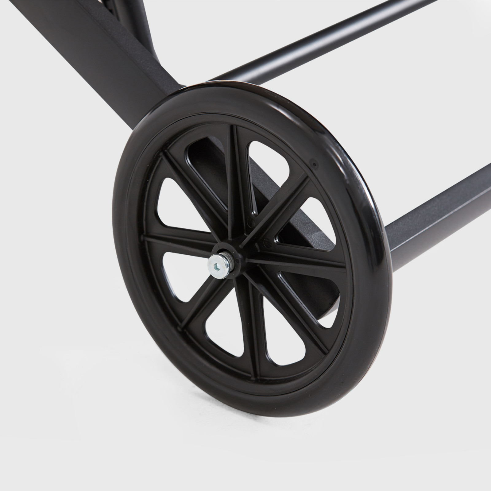 Lot de 2 bains de soleil sur roues en aluminium et textilène