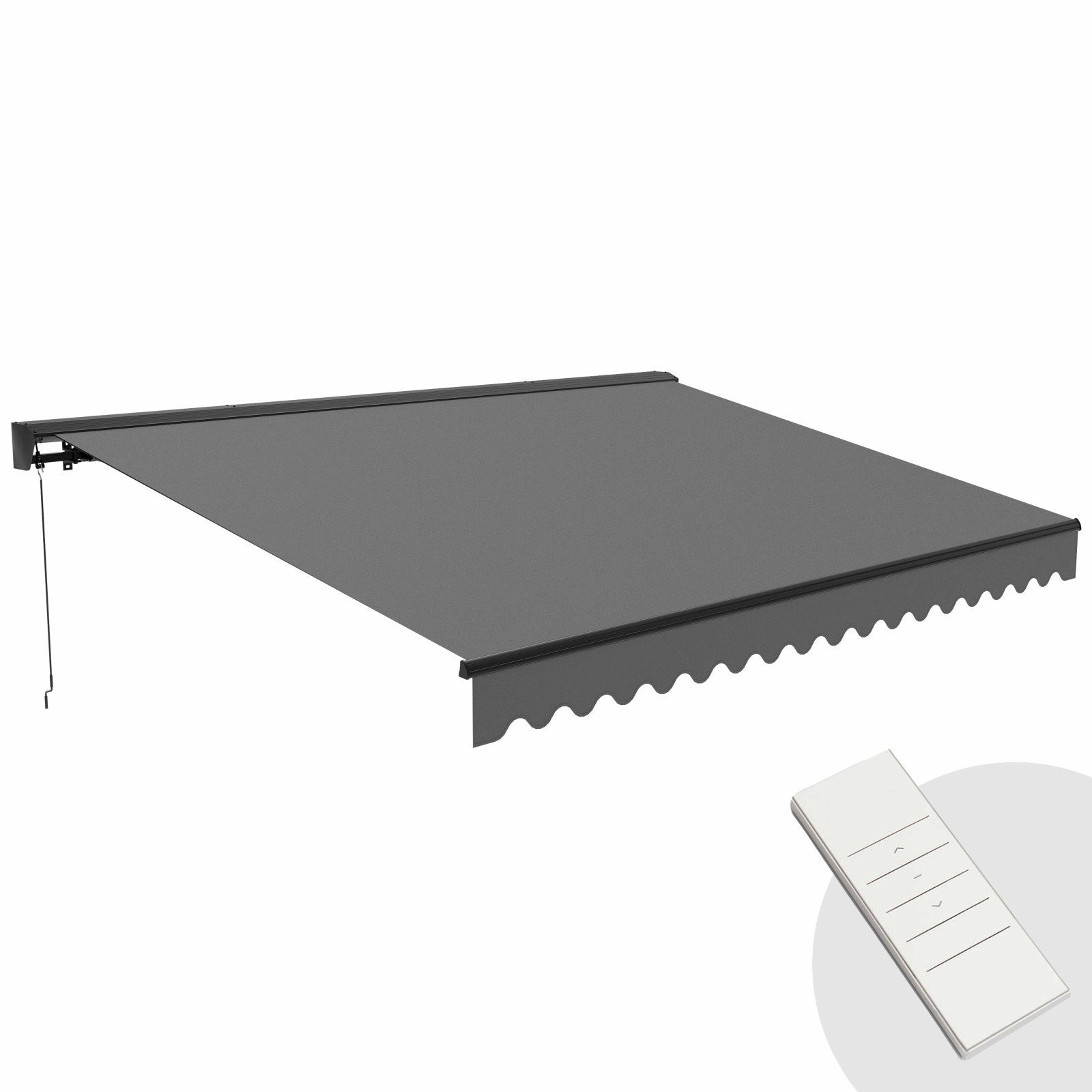 Store banne motorisé avec coffre semi-intégral - 3x4m