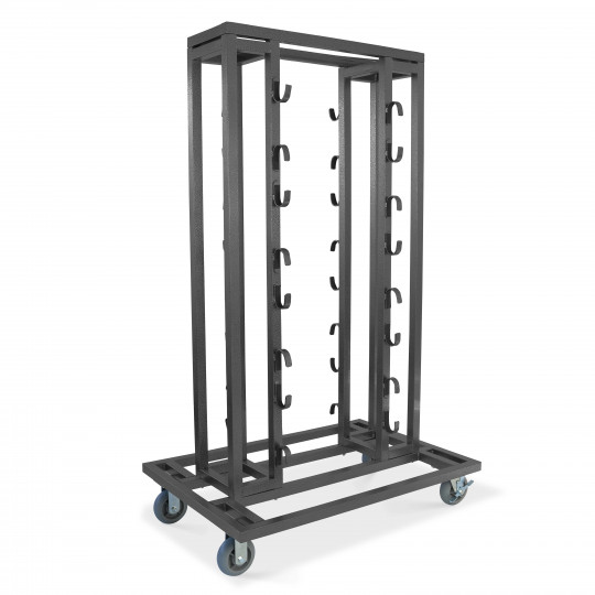 Chariot pour poteaux de guidage