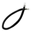 Cordon velours noir pour poteaux de guidage