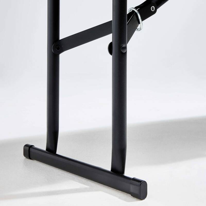 Lot de 10 banc pliants 3 places - noir (6/7)