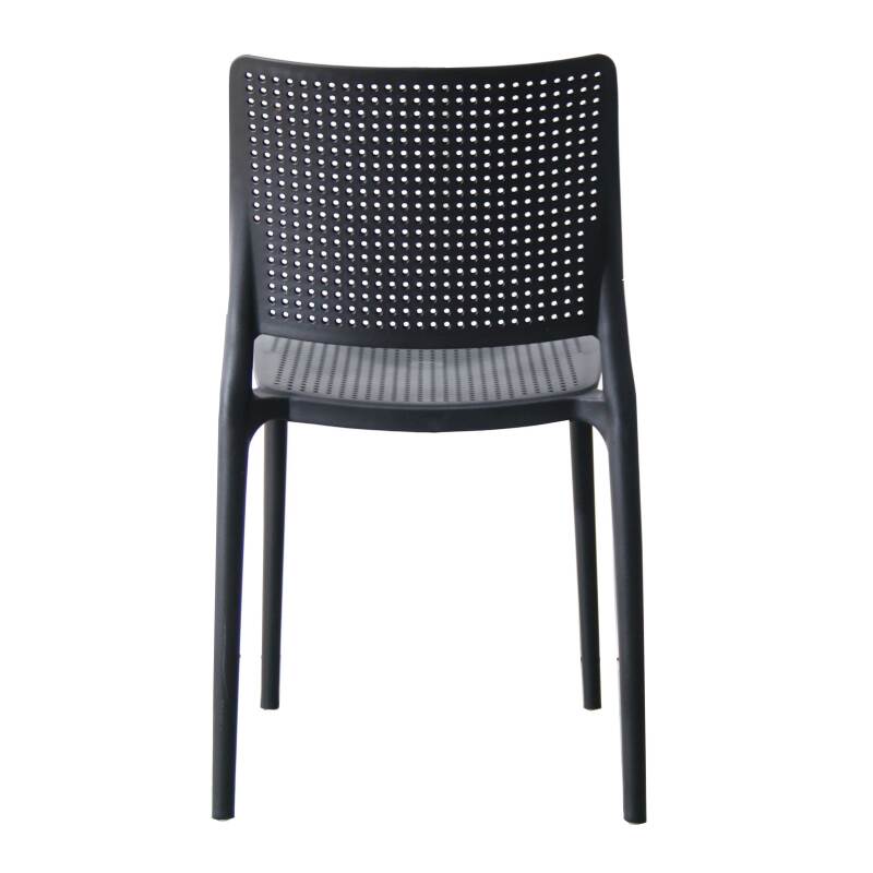 Chaise de terrasse ajourée en plastique (2/5)