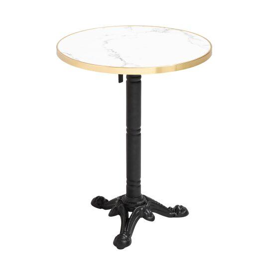 Table de restaurant carrée en chêne et métal 2 personnes 70x70 cm | Mobeventpro