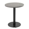 Table à manger ronde Ø 60 cm en aggloméré avec revêtement mélaminé