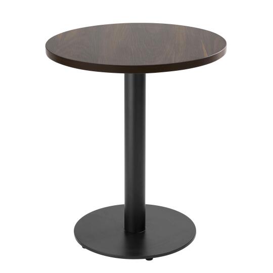 Table à manger ronde Ø 60 cm en aggloméré avec revêtement mélaminé | Mobeventpro
