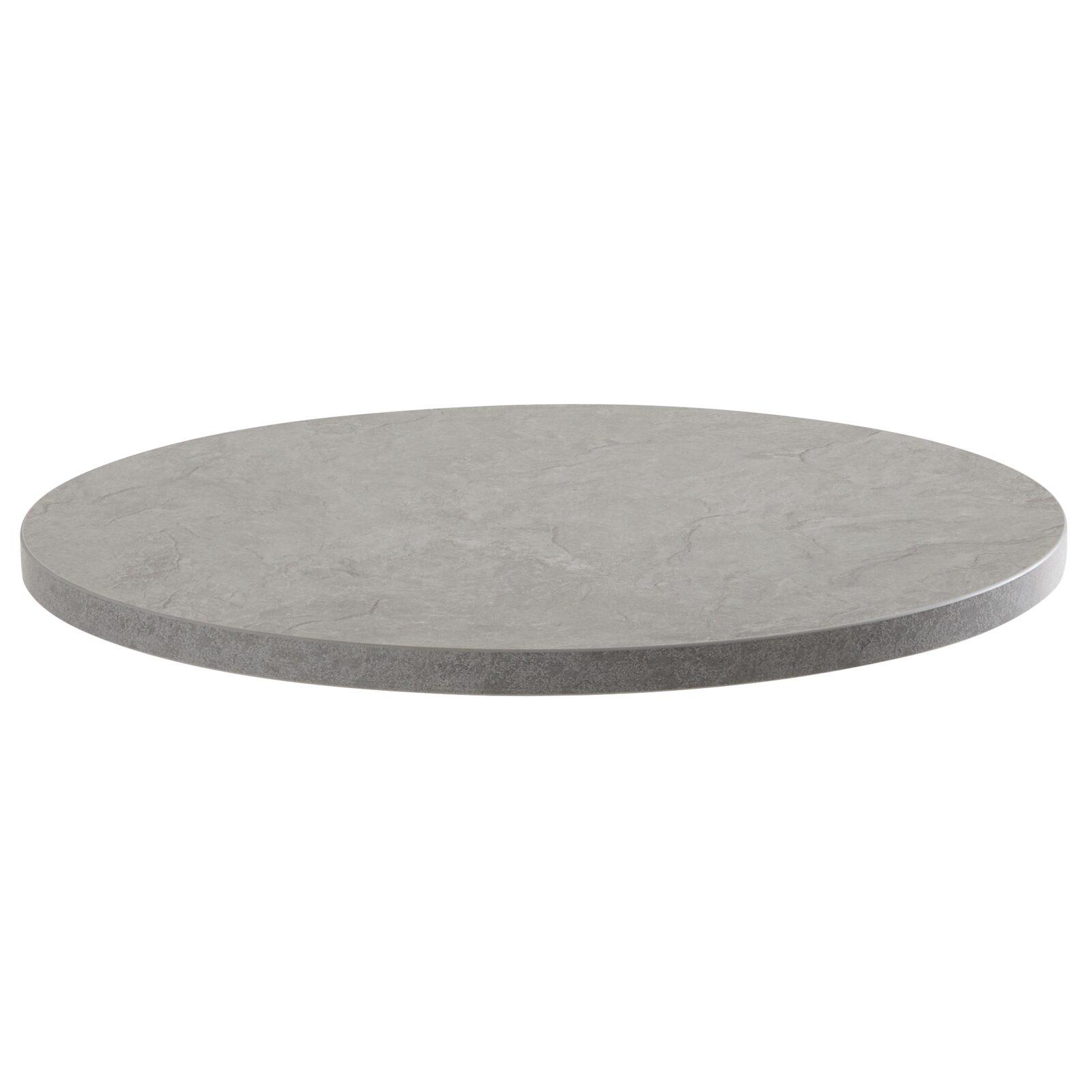 Table à manger ronde Ø 60 cm en aggloméré avec revêtement mélaminé