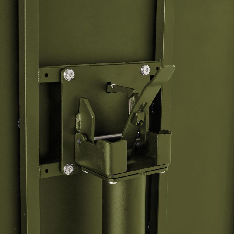 Table de terrasse bistrot ronde inclinable en métal Ø70 cm et 2 chaises (5/8)