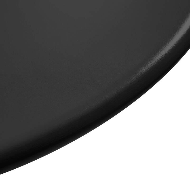 Table de terrasse bistrot ronde inclinable en métal avec pied encastrable 70x70 cm et 2 chaises avec accoudoirs (4/8)