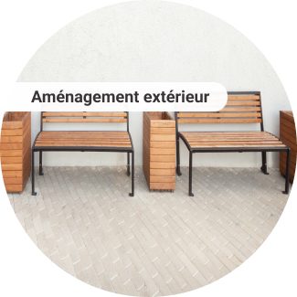 Photo de bancs extérieur